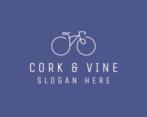 Minimalist Bicycle Bike logo design