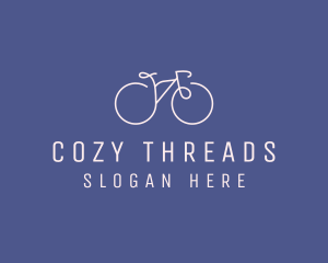 Minimalist Bicycle Bike logo design