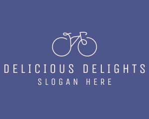 Minimalist Bicycle Bike logo design