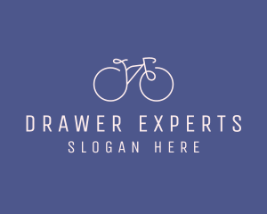 Minimalist Bicycle Bike logo design