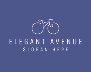 Minimalist Bicycle Bike logo design