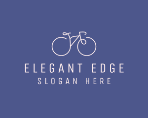 Minimalist Bicycle Bike logo design