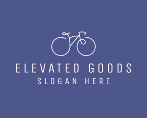 Minimalist Bicycle Bike logo design