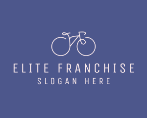 Minimalist Bicycle Bike logo design