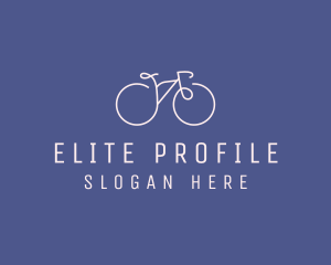 Minimalist Bicycle Bike logo design