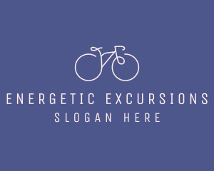 Minimalist Bicycle Bike logo design