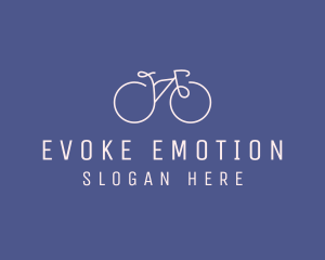 Minimalist Bicycle Bike logo design