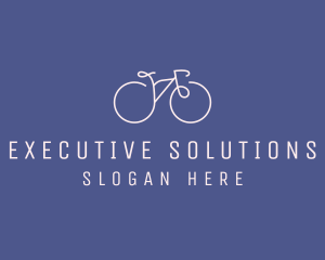 Minimalist Bicycle Bike logo design