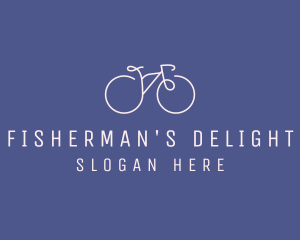 Minimalist Bicycle Bike logo design