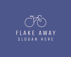 Minimalist Bicycle Bike logo design