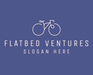 Minimalist Bicycle Bike logo design