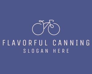 Minimalist Bicycle Bike logo design