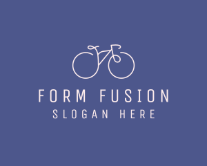 Minimalist Bicycle Bike logo design