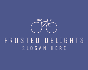 Minimalist Bicycle Bike logo design