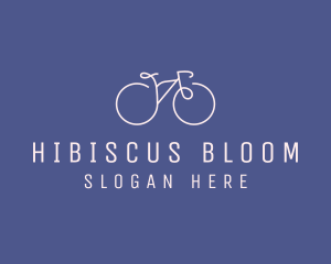 Minimalist Bicycle Bike logo design