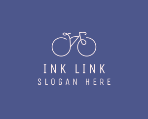 Minimalist Bicycle Bike logo design