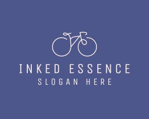 Minimalist Bicycle Bike logo design