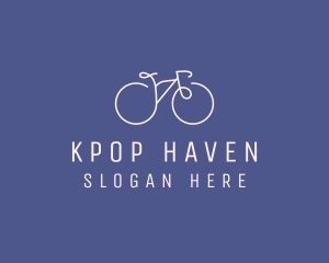 Minimalist Bicycle Bike logo design