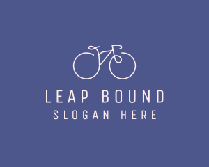 Minimalist Bicycle Bike logo design