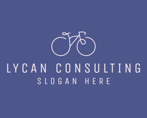 Minimalist Bicycle Bike logo design