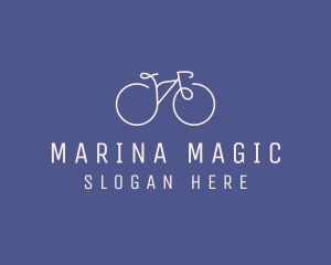 Minimalist Bicycle Bike logo design