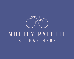 Minimalist Bicycle Bike logo design