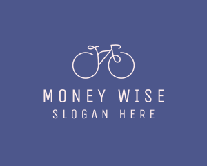 Minimalist Bicycle Bike logo design