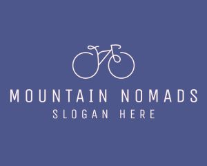 Minimalist Bicycle Bike logo design