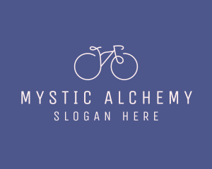 Minimalist Bicycle Bike logo design