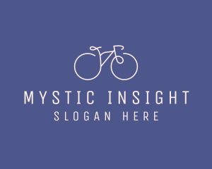 Minimalist Bicycle Bike logo design