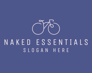 Minimalist Bicycle Bike logo design