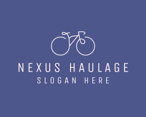 Minimalist Bicycle Bike logo design