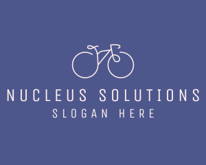 Minimalist Bicycle Bike logo design