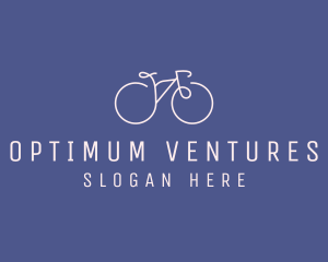 Minimalist Bicycle Bike logo design