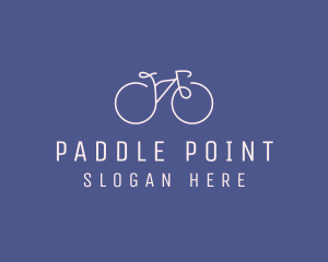 Minimalist Bicycle Bike logo design