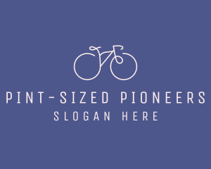 Minimalist Bicycle Bike logo design