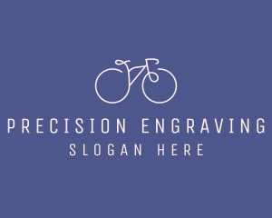 Minimalist Bicycle Bike logo design