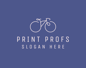 Minimalist Bicycle Bike logo design