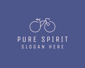 Minimalist Bicycle Bike logo design