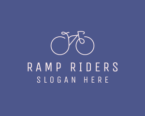 Minimalist Bicycle Bike logo design