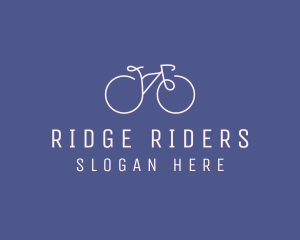 Minimalist Bicycle Bike logo design