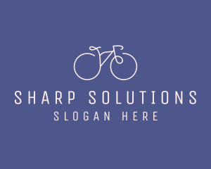 Minimalist Bicycle Bike logo design