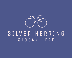 Minimalist Bicycle Bike logo design