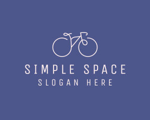 Minimalist Bicycle Bike logo design