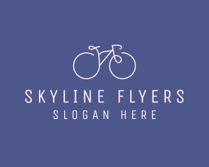 Minimalist Bicycle Bike logo design