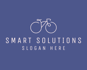 Minimalist Bicycle Bike logo design