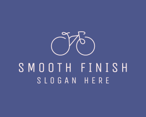 Minimalist Bicycle Bike logo design