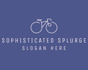 Minimalist Bicycle Bike logo design