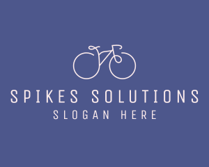 Minimalist Bicycle Bike logo design