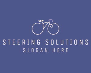 Minimalist Bicycle Bike logo design